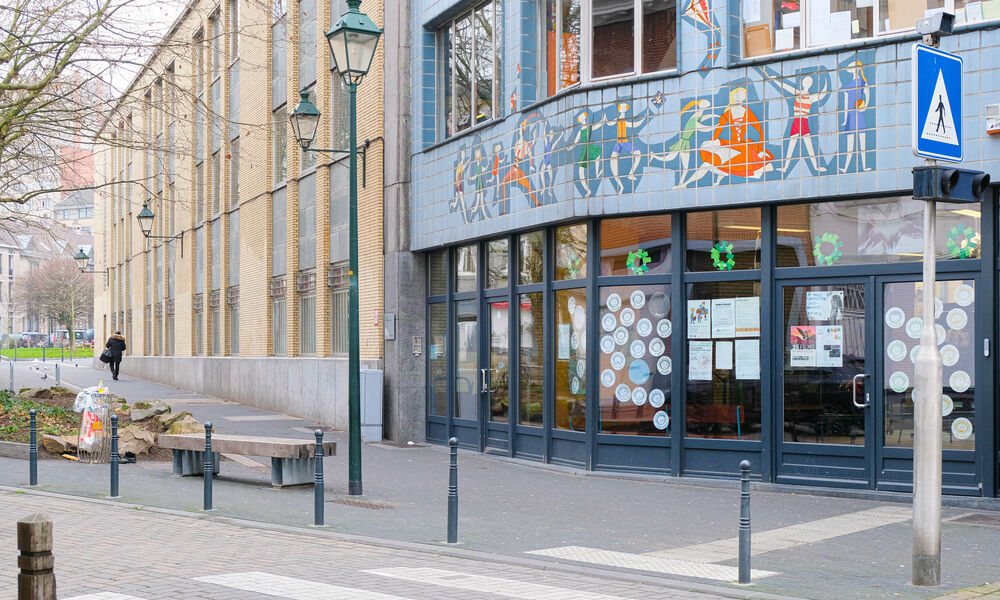 Entrée de l’école Ulenspiegel 