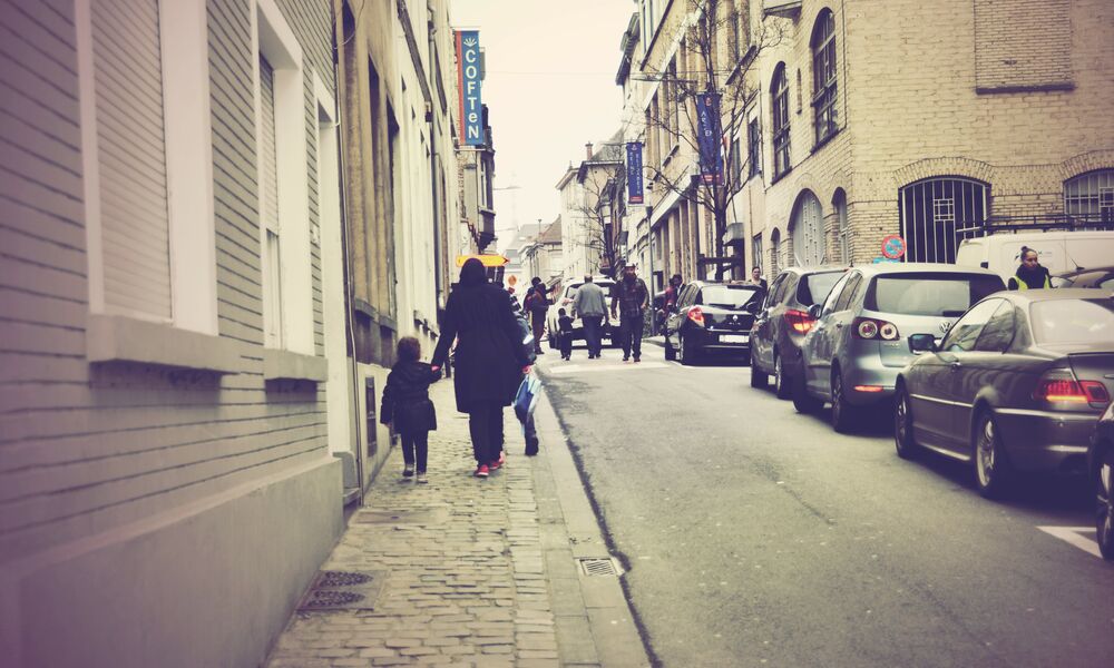 Entrée de l’école rue de l’Abondance 