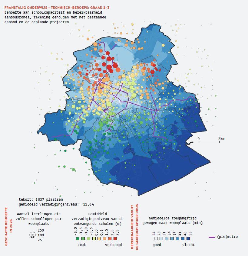 Source : calculs IGEAT d'après données ETNIC, Vlaamse Overheid, IBSA, Service École de perspective.brussels, Bruxelles Mobilité et STIB. (CCBY) Brussels Studies Institute, ULB IGEAT (P. Marissal & B. Wayens) & perspective.brussels - 2018