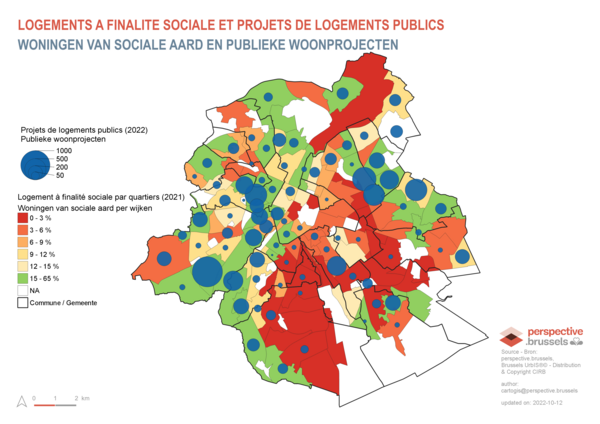 Woningen van sociale aard en publieke woonprojecten