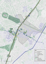 Carte de la zone étudiée « autour de Simonis »