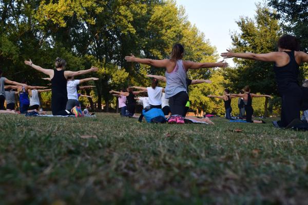 Calme et détente dans le parc