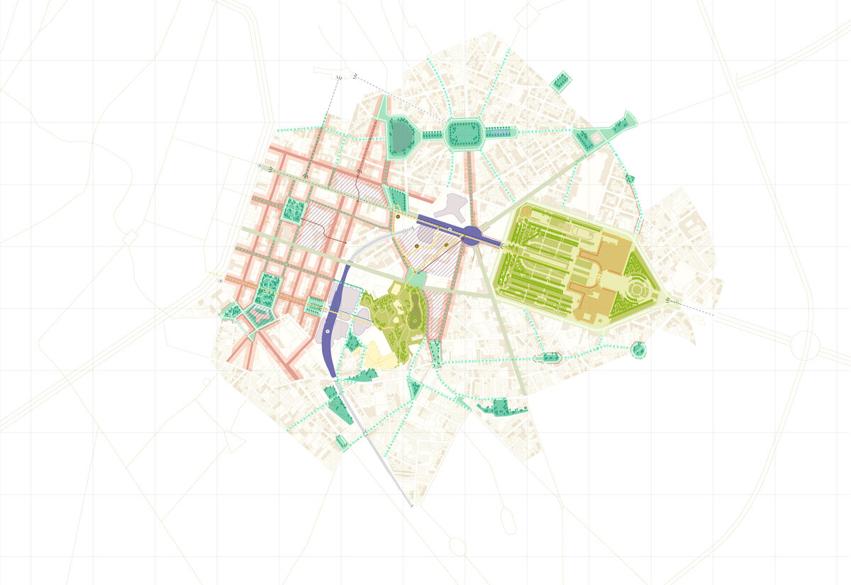 Quartier Européen - Carte