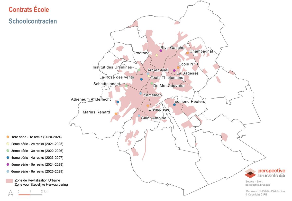 Carte des Contrats École 2024