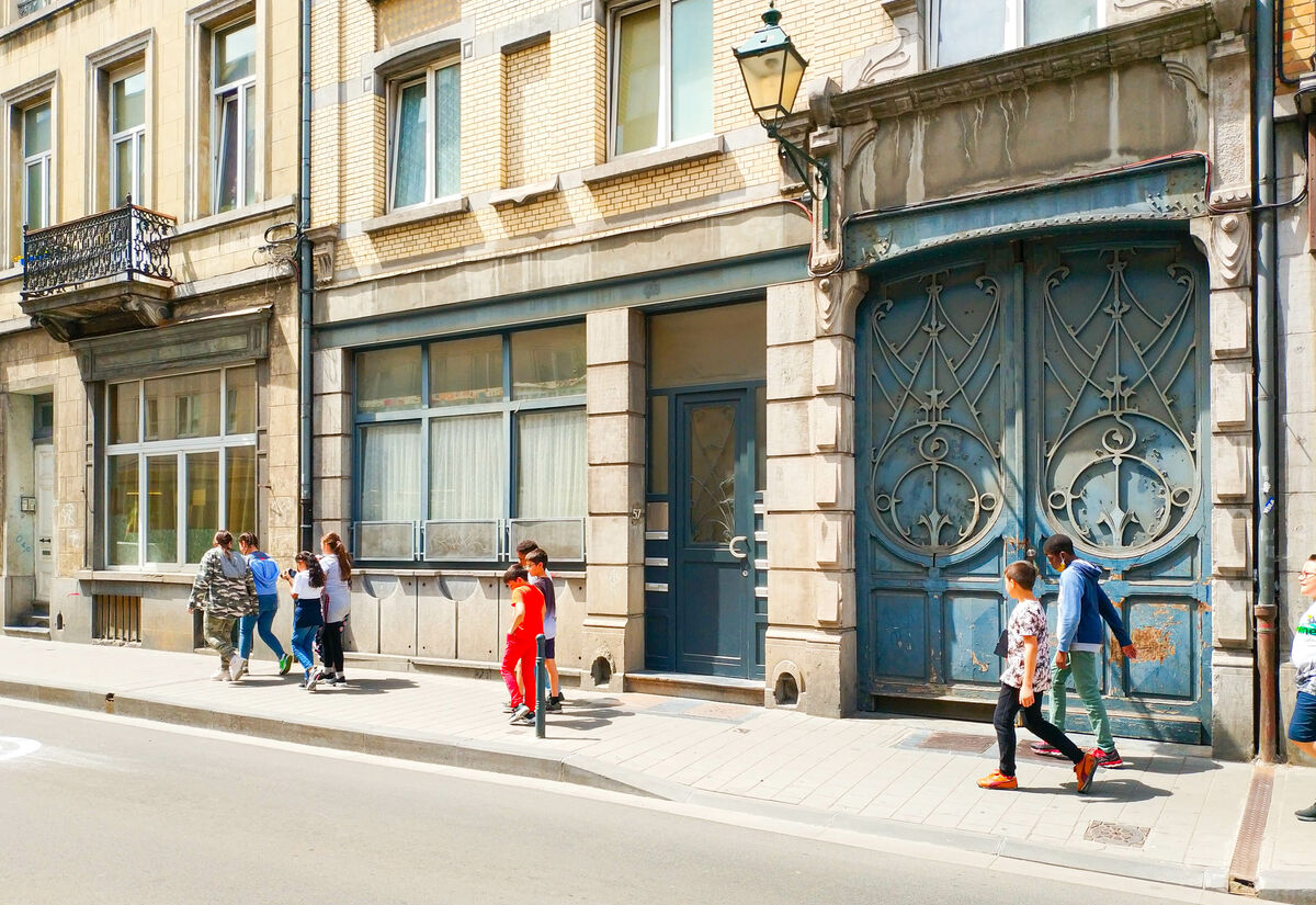 Moment participatif avec les élèves de l’école 