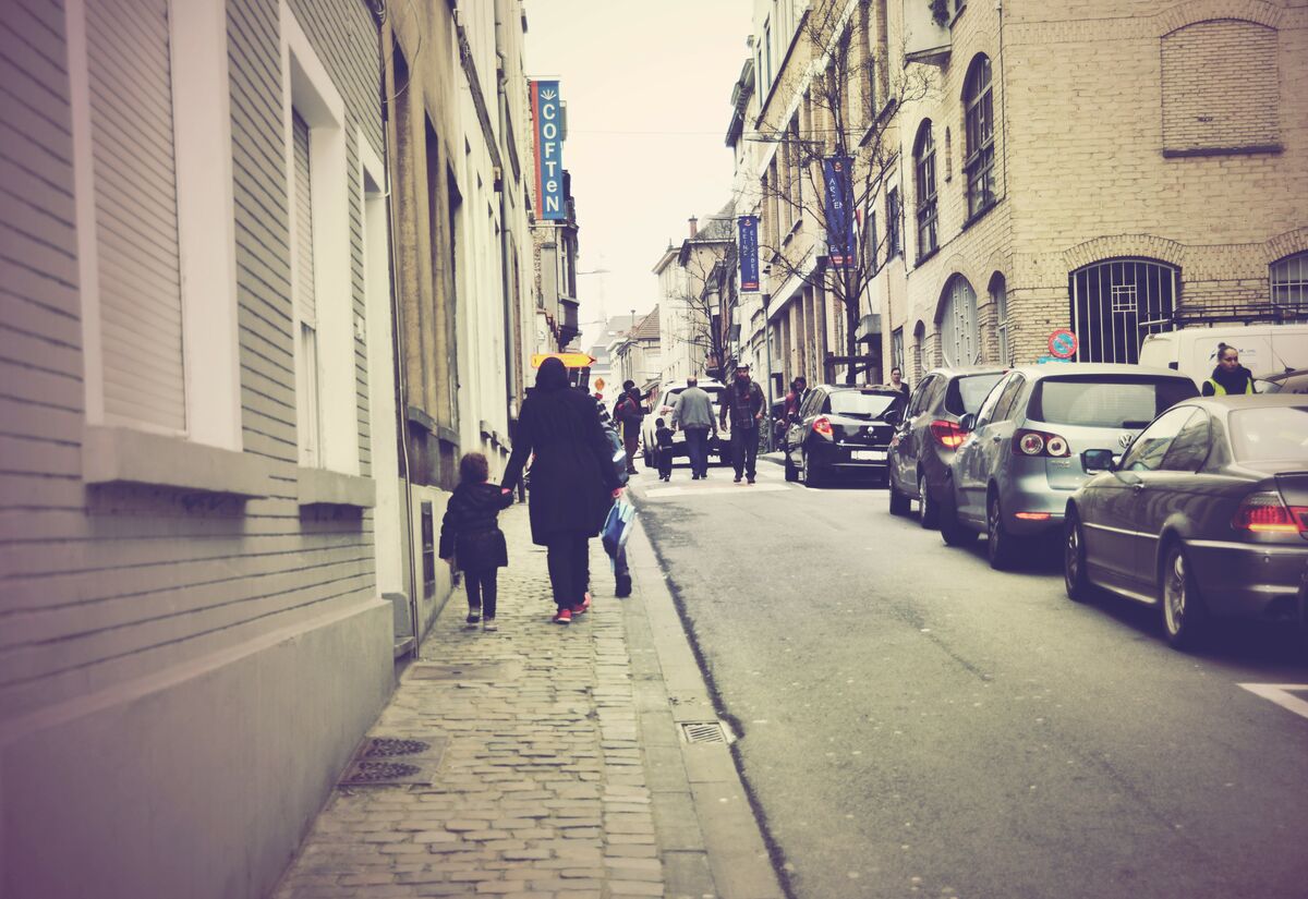 Entrée de l’école rue de l’Abondance 